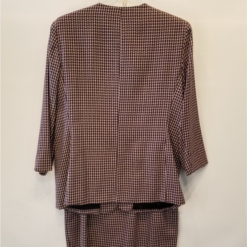Suit Co. Purple Vintage 90s 2 pc. Suit Blazer - Picture 8 of 12